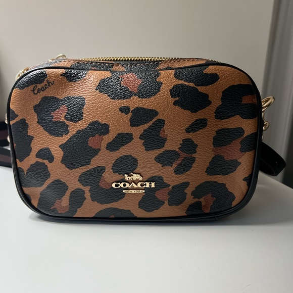 Coach Jes Crossbody 20 With Leopard Print - Picture 5 of 7